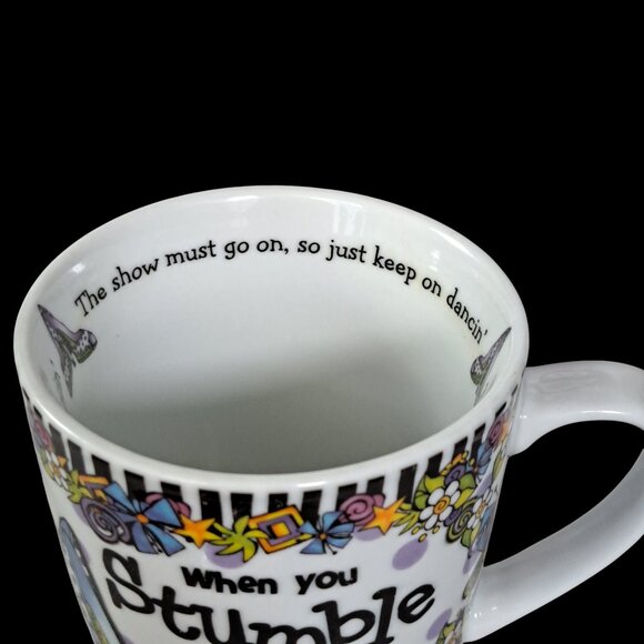 Suzy Toronto "When You Stumble Make It Part of the Dance" Coffee Tea Mug - Picture 6 of 15